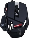 Mad Catz MR03MCINBL000-0, Mad Catz R.A.T.4+ - Maus - optisch - 9 Tasten