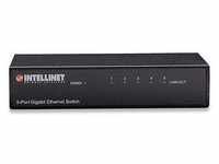 IC Intracom 530378, IC Intracom Intellinet 5-Port Gigabit Ethernet Switch, Metal, Box