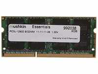 MUSHKIN 992038, Mushkin Essentials - DDR3 - Modul - 8 GB - SO DIMM 204-PIN - 1600 MHz