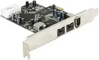 Delock 89153, Delock PCI Express card FireWire A / B - Videoaufnahmeadapter