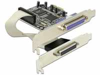 DeLock 89125, DeLock PCI Express Card 2 x Parallel - Parallel-Adapter - PCIe -