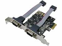 Logilink PC0031, LogiLink PCI Express Interface Card Serial 2x - Serieller Adapter -