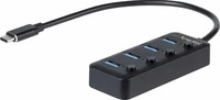 StarTech.com HB30C4AIB, StarTech.com 4 Port USB-C Hub - 4x USB-A mit