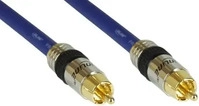 InLine 89825P, InLine Cinch Kabel VIDEO & digital AUDIO - PREMIUM - 1x Cinch St...