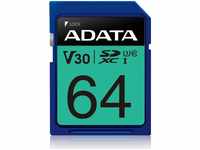 ADATA ASDX64GUI3V30S-R, ADATA Premier Pro - Flash-Speicherkarte - 64 GB - Video Class