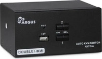 Inter-Tech 88887243, Inter-Tech Argus KVM AS-22HA - KVM-/Audio-Switch - 2 x KVM/Audio
