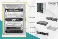 DIGITUS DN-10-SET-2, DIGITUS Netzwerk-Set 254 mm (10") - 9HE, 312 x 300 mm (B x T)