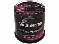 MEDIARANGE MR204, MediaRange - 100 x CD-R - 700 MB (80 Min) 52x - Spindel