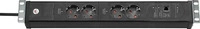 Brennenstuhl 1156057984, Brennenstuhl Premium-Web-Line V3 - Steckdosenleiste (Rack -