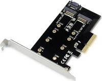 Conceptronic EMRICK04B, Conceptronic EMRICK 2-in-1-M.2-SSD-PCIe-Adapter SATA AHCI