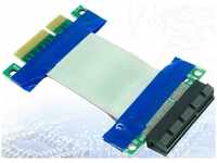Inter-Tech 88885458, Inter-Tech Riser Card Extender 5 cm PCIe x4 flexibel