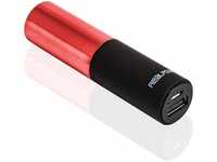 Realpower 187974, Realpower PB-Lipstick - Powerbank - 2500 mAh - 1 A (USB) - auf