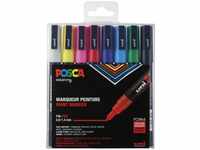 UNI-BALL PC3M/8, UNI-BALL POSCA PC-3M - Marker - permanent - gemischte Farben -