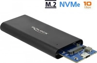 Delock 42614, Delock Speichergeh&auml;use - M.2 - M.2 NVMe Card - USB 3.1 (Gen 2)