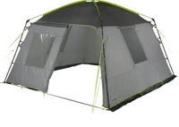 High Peak 14052, High Peak Cabana, Camping, Festrahmen, Gruppenzelt, 9,5 kg, Grau,