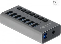 Delock 63669, Delock Hub - 7 x SuperSpeed USB 3.0 - Desktop