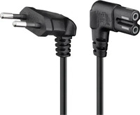 Goobay 97350, Goobay NK 104 S-200 TV - Stromkabel - power IEC 60320 C7 zu Eurostecker