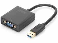 Digitus DA-70840, DIGITUS USB 3.0 to VGA Adapter - Externer Videoadapter - USB 3.0 -