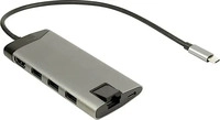 Inter-Tech 88885551, Inter-Tech Argus GDC-802 - Dockingstation - USB-C 3.1