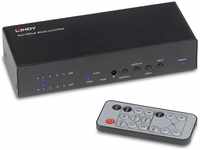 LINDY 38084, Lindy 4x2 HDMI 2.0 18G Matrix Switch - Video/Audio-Schalter - Desktop