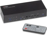 Lindy 38084, Lindy 4x2 HDMI 2.0 18G Matrix Switch - Video/Audio-Schalter