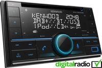 Kenwood DPX7300DAB, Kenwood Electronics DPX-7300DAB, Schwarz, 2 DIN, CD, AAC, FLAC,