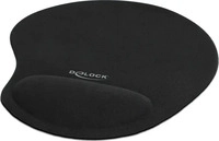 Delock 12040, Delock Mauspad mit Handgelenkpolsterkissen