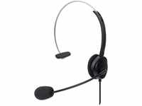 Manhattan 179867, Manhattan Mono On-Ear Headset (USB) (Clearance Pricing), Microphone