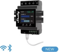 Shelly SHELLY_PRO_PM, Shelly Pro Series Dual Cover/Shutter PM -...