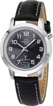 TREND NEWS MasterTime Damen-Funkuhr Basic, silber/ schwarz - MTLA-10577-24L