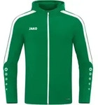 JAKO Power Kapuzenjacke Gr&uuml;n Weiss F200 S