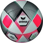 Erima Hybrid Match Spielball Silber Rot 5