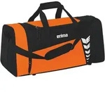 Erima Six Wings Sporttasche Gr. M Orange Schwarz M