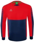 Erima Six Wings Sweatshirt Kids Dunkelblau Rot 140