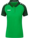 JAKO Performance Poloshirt Damen Gr&uuml;n Schwarz F221 34