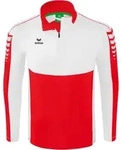 Erima Six Wings Trainingstop Kids Rot Weiss 128