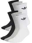 adidas Originals Trefoil Cushion Socken 6er Pack Schwarz S (37-39)