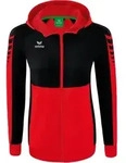 Erima Six Wings Kapuzenjacke Damen Rot Schwarz 34