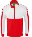 Erima Six Wings Trainingsjacke Kids Rot Weiss 116