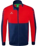 Erima Six Wings Trainingsjacke Kids Blau Rot 116