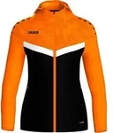 JAKO Icon Kapuzenjacke Damen Schwarz Orange F807 34