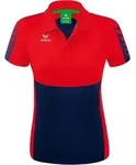 Erima Six Wings Poloshirt Damen Blau Rot 42