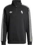 adidas Juventus Turin Originals Half Zip Sweatshirt Schwarz 3XL