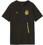PUMA Borussia Dortmund PUMATECH Pocket T-Shirt Kids Schwarz F07 176