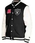 New Era Las Vegas Raiders Varsity Jacke Schwarz M