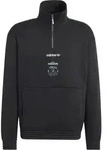 adidas FC Liverpool EQT Half Zip Top Schwarz L