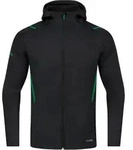 JAKO Challenge Freizeit Kapuzenjacke Gr&uuml;n F503 S