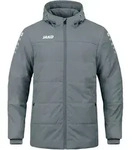 JAKO Team Coach Kapuzenjacke Kids Grau F840 128