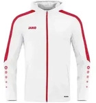 JAKO Power Kapuzenjacke Kids Weiss Rot F004 128