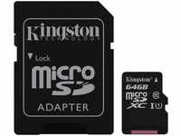 Kingston SDCS/64GB, Kingston microSDHC Speicherkarte 64 GB (Klasse 10)